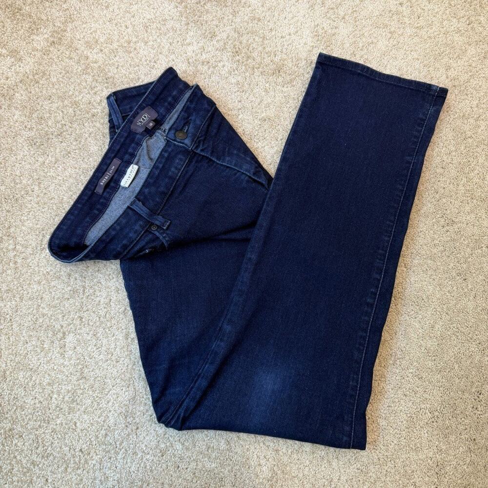 NYDJ Sheri Slim Lift Tuck Dark Wash Stretch Jeans Womens Size 18 Plus